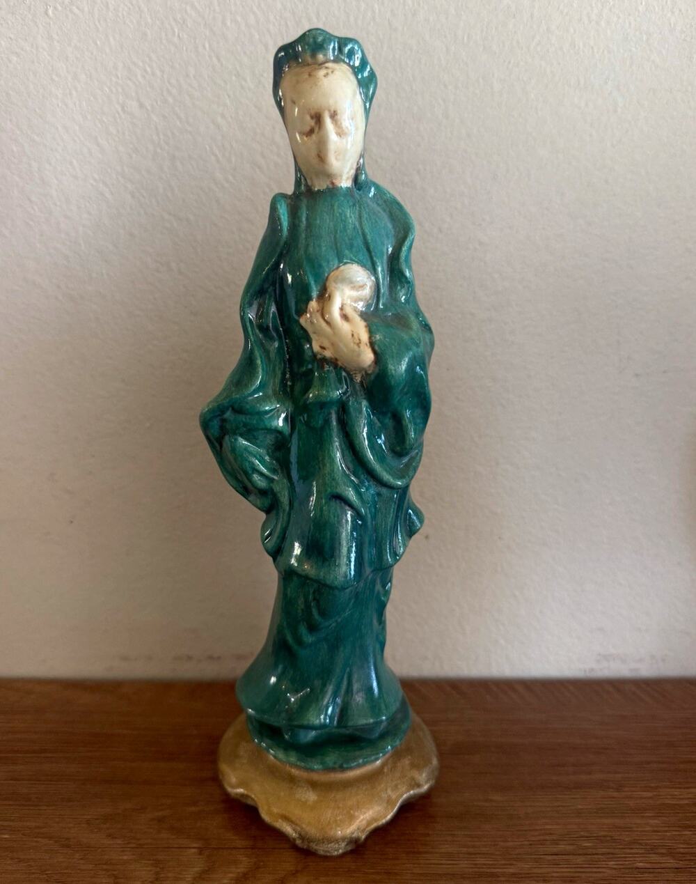 Vintage 10 inch Guanyin (Kwan Yin or Guan Yin), the Buddhist Goddess